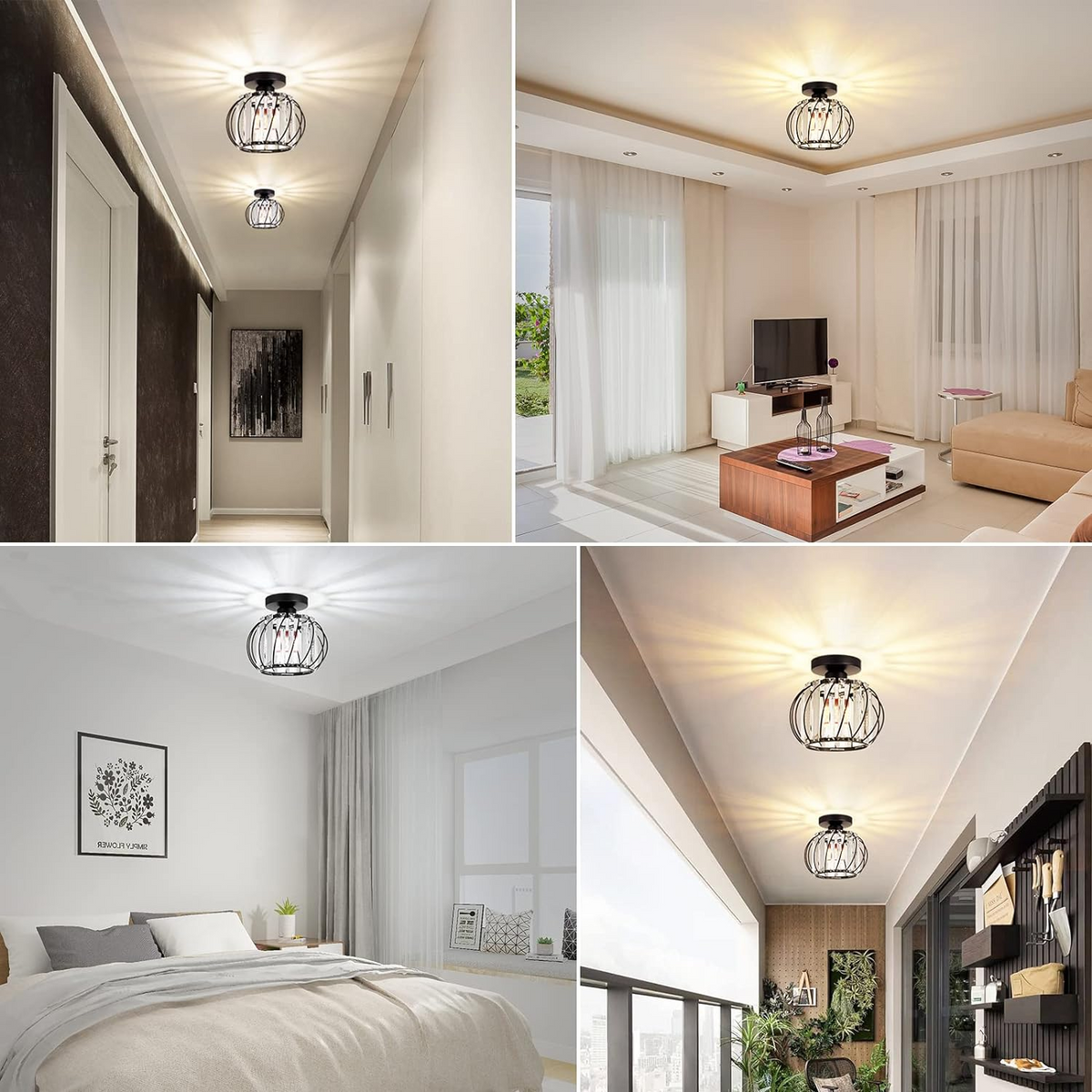 Nordic Glass Ceiling Light for Hallway-Lighting > Ceiling Lights-casanuva-casanuva