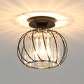 Nordic Glass Ceiling Light for Hallway-Lighting > Ceiling Lights-casanuva-Black-D16*H16cm-1 Piece-casanuva