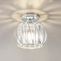 Nordic Glass Ceiling Light for Hallway-Lighting > Ceiling Lights-casanuva-Silver-D16*H16cm-1 Piece-casanuva