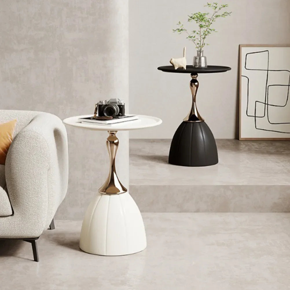 Nordic Lotus Side Table Scandinavian Design Minimalist Wood-Furniture > Side Tables-casanuva-casanuva
