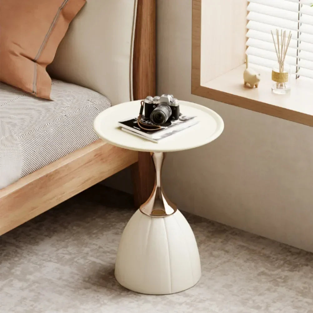 Nordic Lotus Side Table Scandinavian Design Minimalist Wood-Furniture > Side Tables-casanuva-casanuva