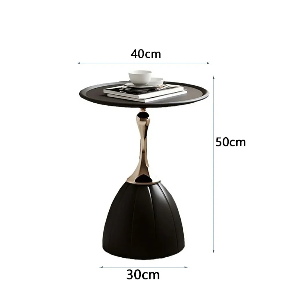 Nordic Lotus Side Table Scandinavian Design Minimalist Wood-Furniture > Side Tables-casanuva-casanuva