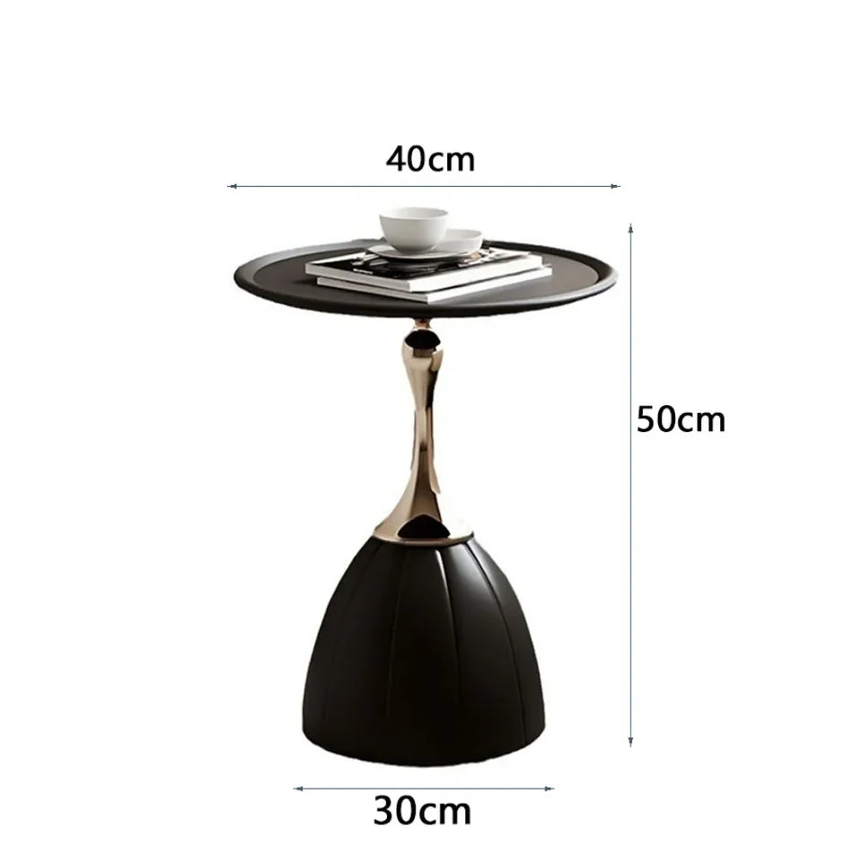 Nordic Lotus Side Table Scandinavian Design Minimalist Wood-Furniture > Side Tables-casanuva-casanuva
