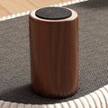 Nordic Portable Flannelette Footstool Solid Wood Backless Armless-Furniture > Side Tables-casanuva-casanuva