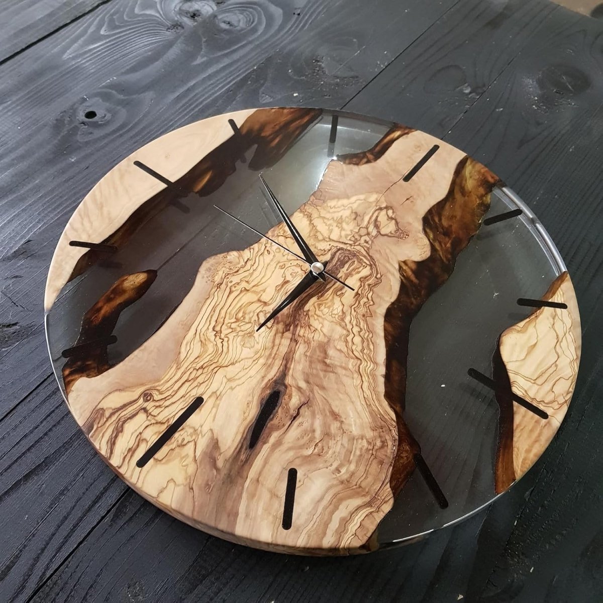 Nordic Silent Wooden Wall Clock for Home and Office-Home Decor > Clocks-casanuva-casanuva