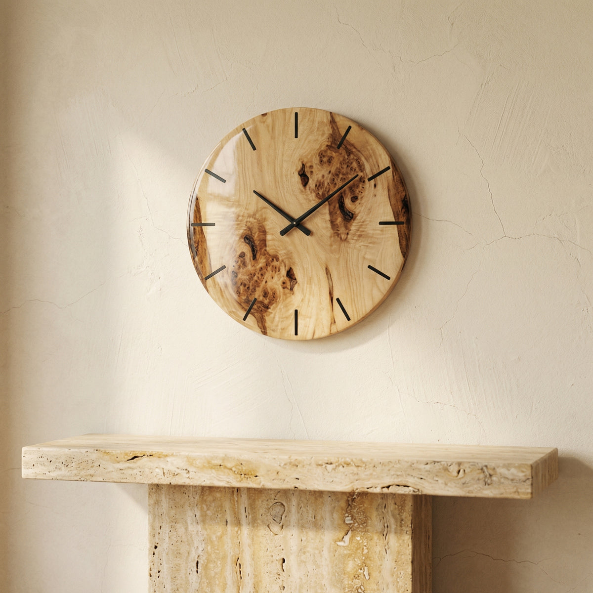 Nordic Silent Wooden Wall Clock for Home and Office-Home Decor > Clocks-casanuva-casanuva