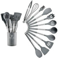 Nordic Silicone Kitchen Utensil Set 13 Pieces Latte Color-Kitchen & Dining > Cooking Utensils-casanuva-casanuva