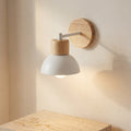 Nordic Wood and Metal Wall Sconce Lamp-Lighting > Wall Lights-casanuva-casanuva