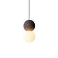 Obsidian Stone Pendant Light Minimalist Design-Lighting > Pendant Lights-casanuva-casanuva