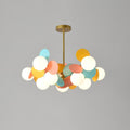 Off White Tree Chandelier Light Fixture-Lighting > Chandeliers & Pendant Lights-casanuva-10 heads 60cmx30cm-Gold & Colorful-casanuva