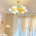 Off White Tree Chandelier Light Fixture-Lighting > Chandeliers & Pendant Lights-casanuva-casanuva