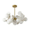 Off White Tree Chandelier Light Fixture-Lighting > Chandeliers & Pendant Lights-casanuva-casanuva