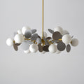 Off White Tree Chandelier Light Fixture-Lighting > Chandeliers & Pendant Lights-casanuva-casanuva