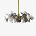 Off White Tree Chandelier Light Fixture-Lighting > Chandeliers & Pendant Lights-casanuva-casanuva