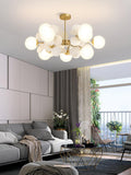 Off White Tree Chandelier Light Fixture-Lighting > Chandeliers & Pendant Lights-casanuva-casanuva