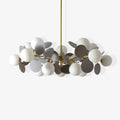 Off White Tree Chandelier Light Fixture-Lighting > Chandeliers & Pendant Lights-casanuva-casanuva