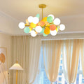 Off White Tree Chandelier Light Fixture-Lighting > Chandeliers & Pendant Lights-casanuva-casanuva