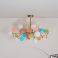 Off White Tree Chandelier Light Fixture-Lighting > Chandeliers & Pendant Lights-casanuva-casanuva