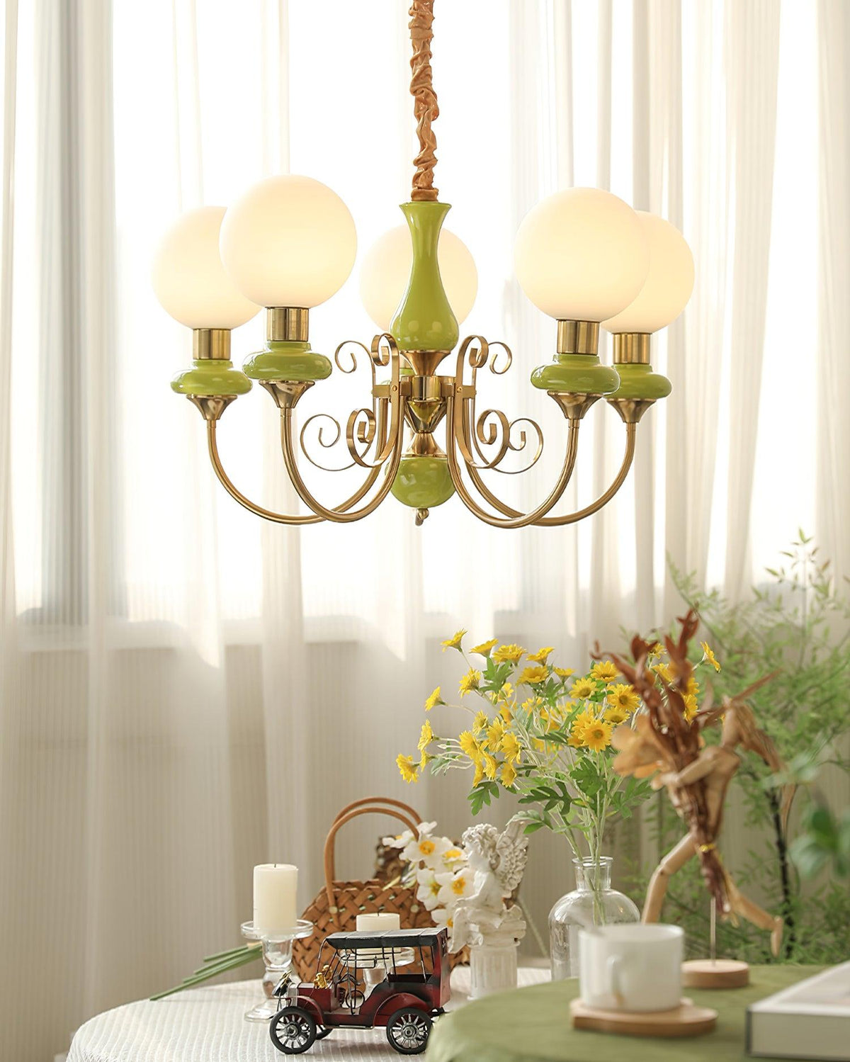 Onyx Crystal Chandelier-Lighting > Chandeliers & Pendant Lights-casanuva-casanuva