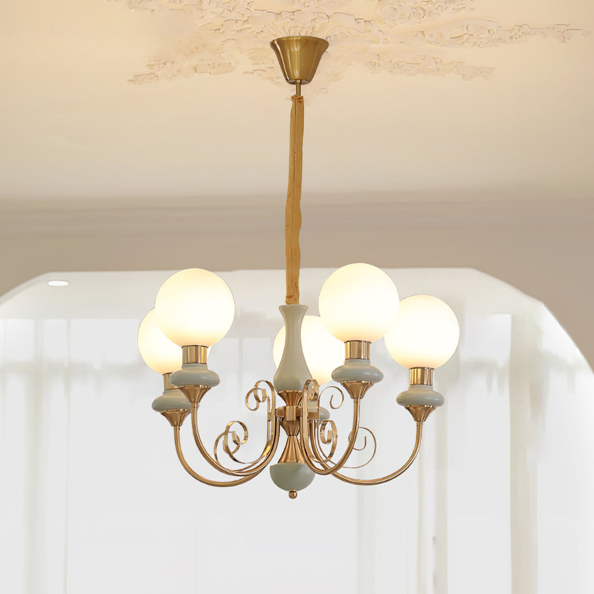 Onyx Crystal Chandelier-Lighting > Chandeliers & Pendant Lights-casanuva-casanuva