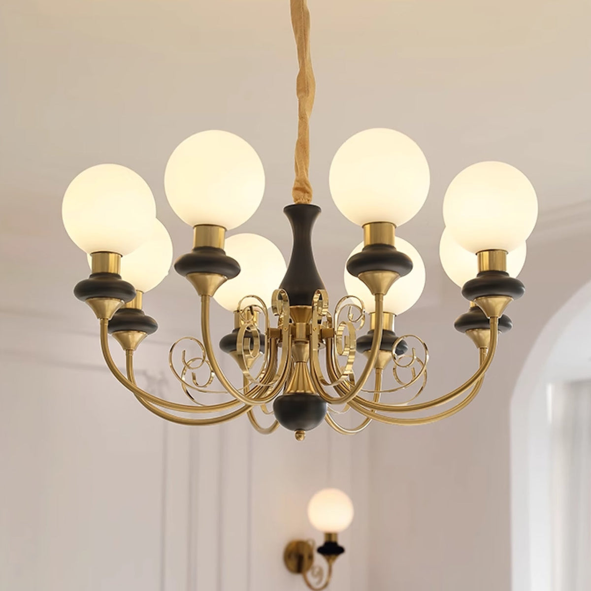 Onyx Crystal Chandelier-Lighting > Chandeliers & Pendant Lights-casanuva-casanuva