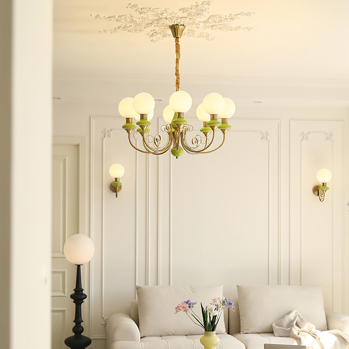 Onyx Crystal Chandelier-Lighting > Chandeliers & Pendant Lights-casanuva-casanuva
