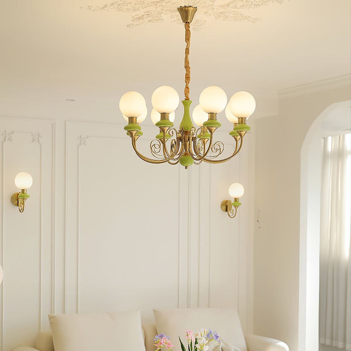 Onyx Crystal Chandelier-Lighting > Chandeliers & Pendant Lights-casanuva-casanuva