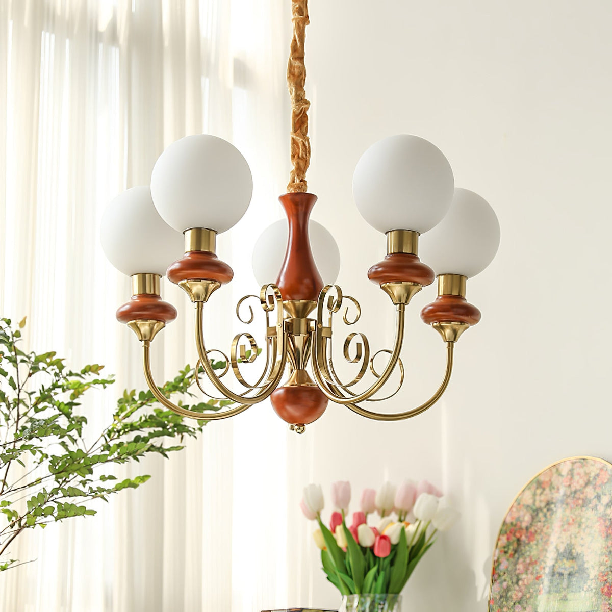Onyx Crystal Chandelier-Lighting > Chandeliers & Pendant Lights-casanuva-casanuva