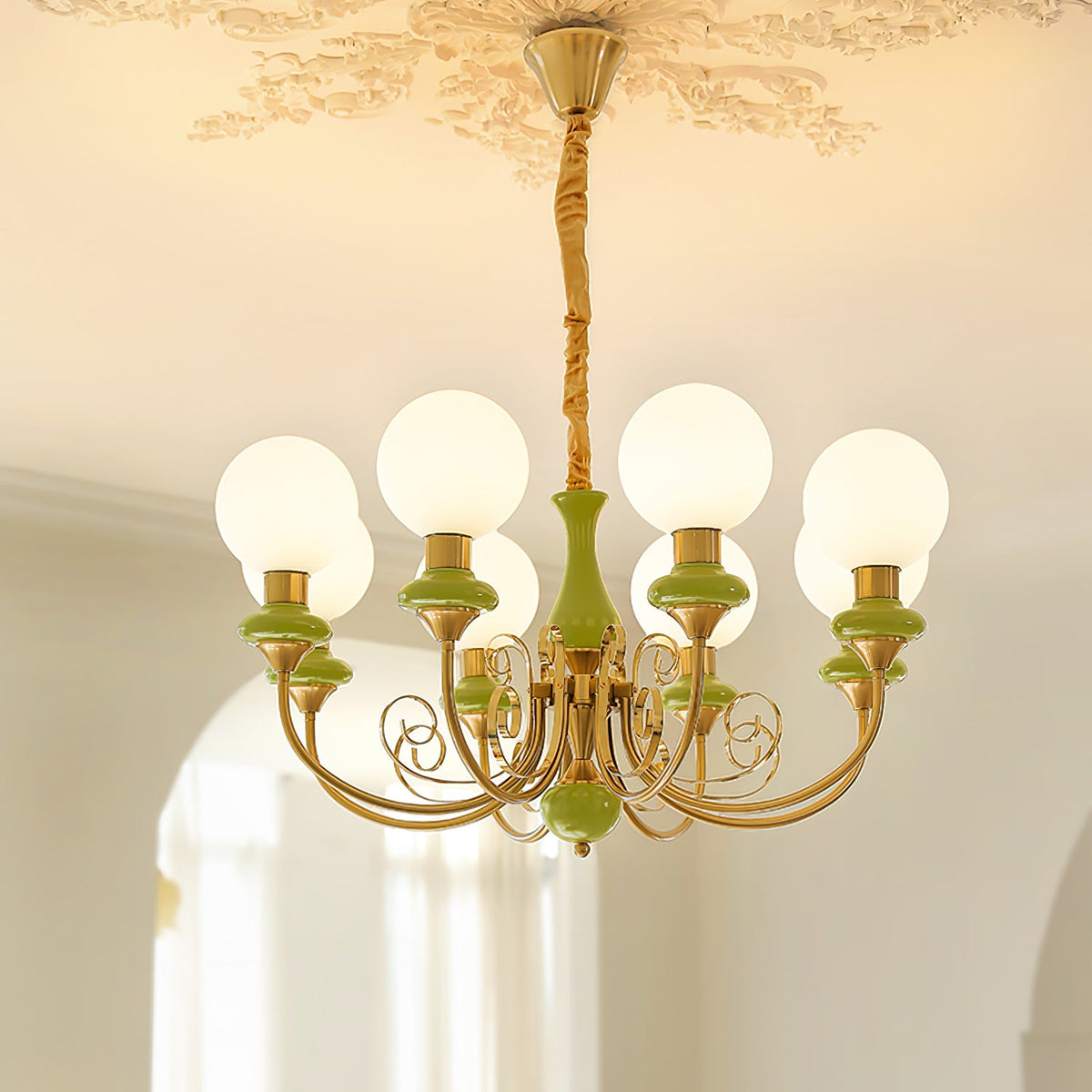 Onyx Crystal Chandelier-Lighting > Chandeliers & Pendant Lights-casanuva-casanuva