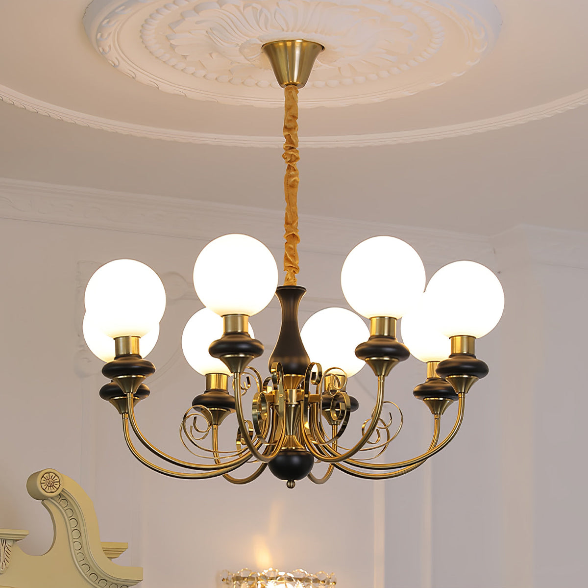 Onyx Crystal Chandelier-Lighting > Chandeliers & Pendant Lights-casanuva-casanuva