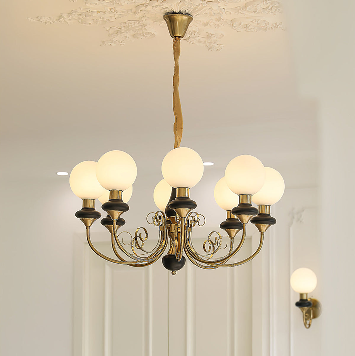 Onyx Crystal Chandelier-Lighting > Chandeliers & Pendant Lights-casanuva-casanuva