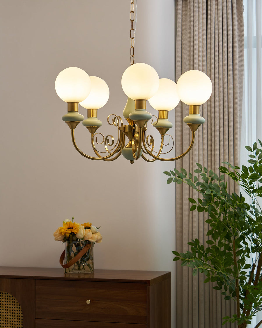 Onyx Crystal Chandelier-Lighting > Chandeliers & Pendant Lights-casanuva-casanuva
