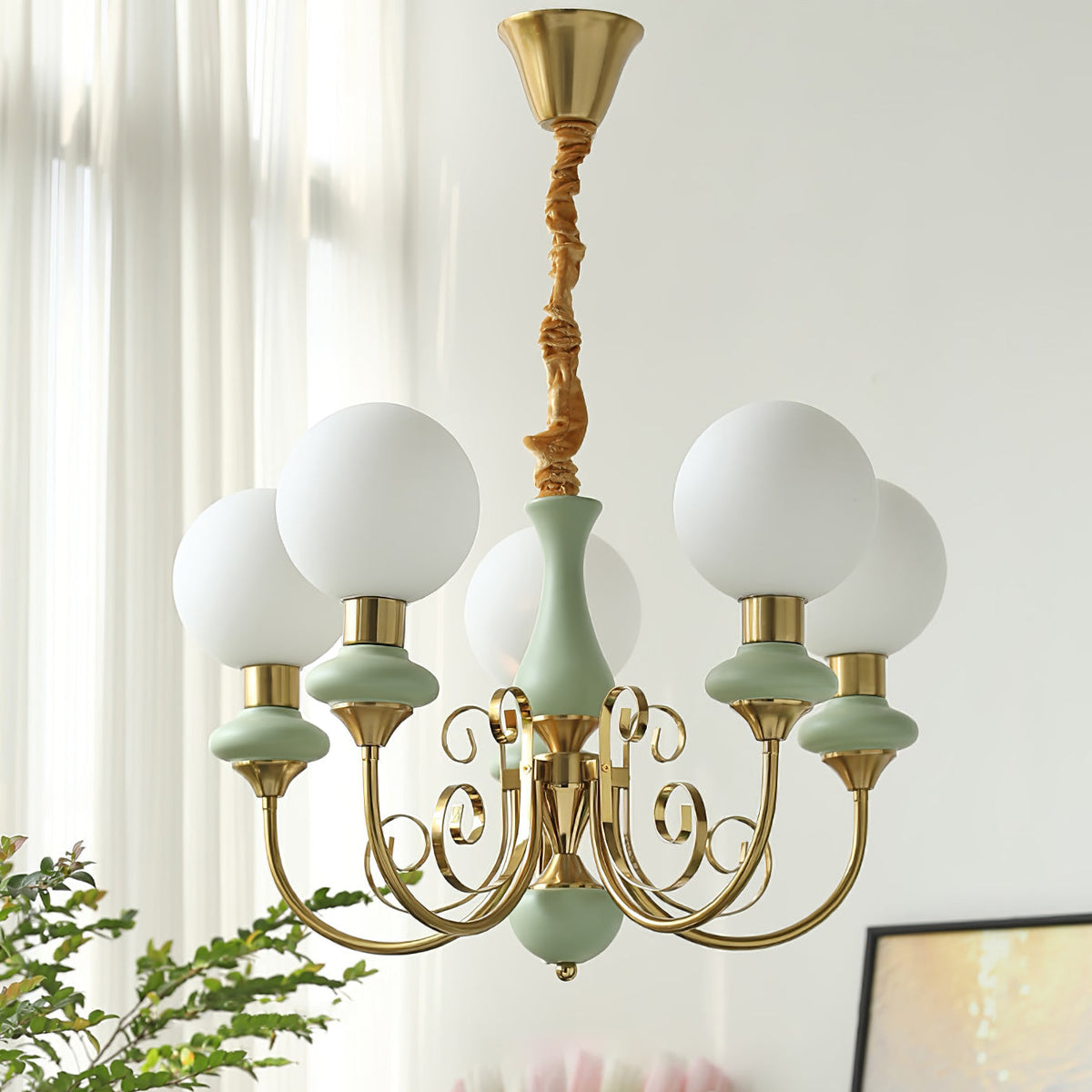 Onyx Crystal Chandelier-Lighting > Chandeliers & Pendant Lights-casanuva-casanuva