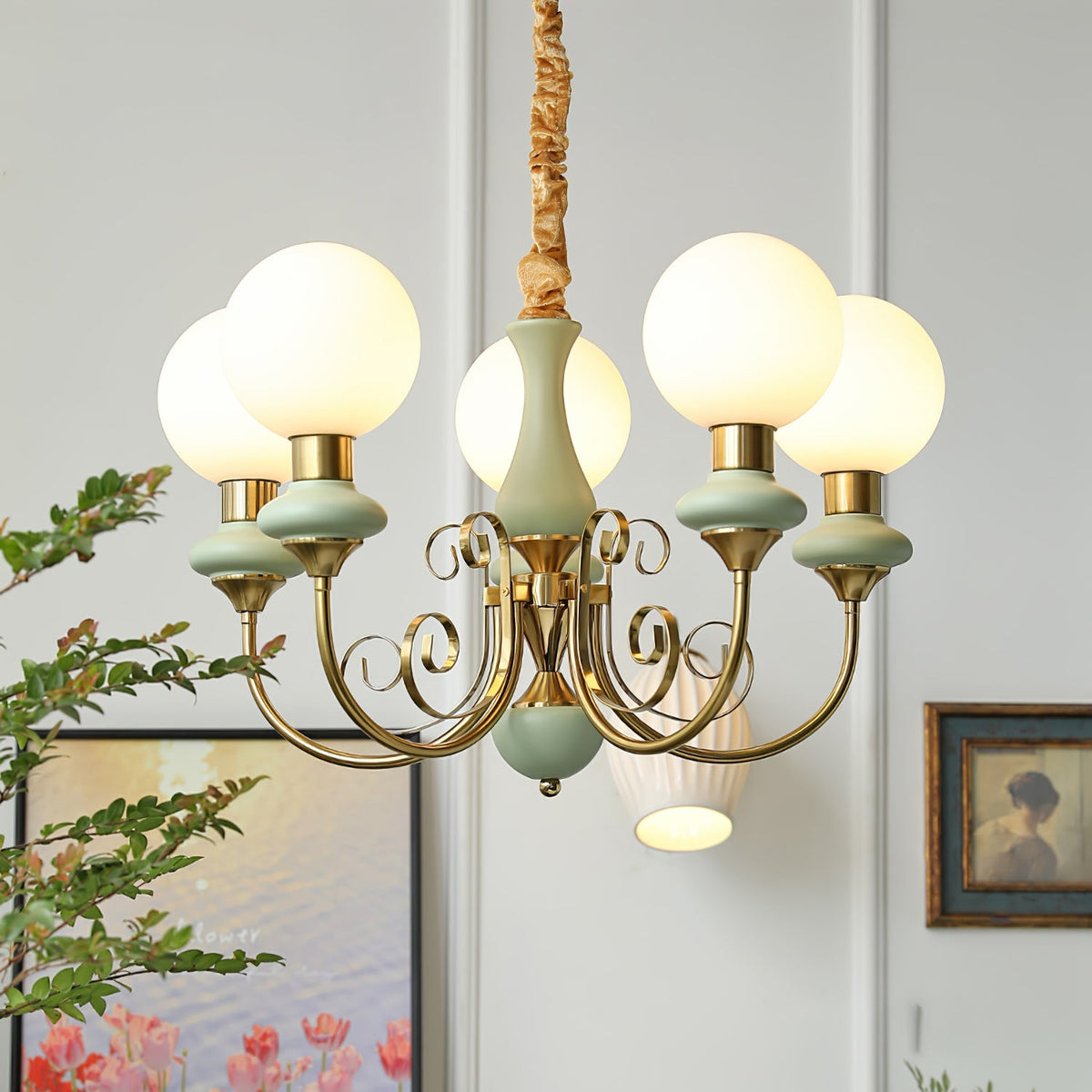 Onyx Crystal Chandelier-Lighting > Chandeliers & Pendant Lights-casanuva-casanuva