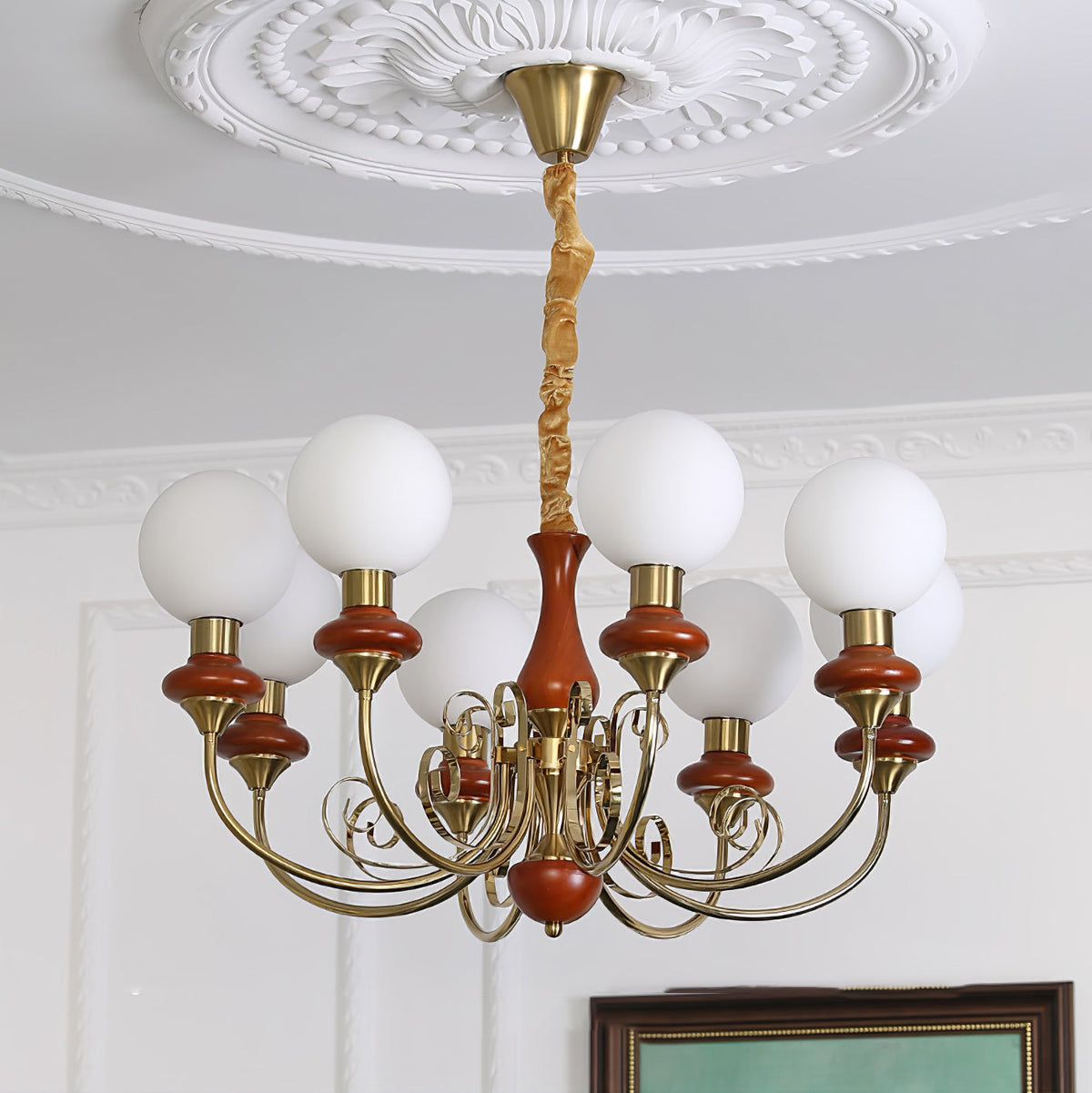 Onyx Crystal Chandelier-Lighting > Chandeliers & Pendant Lights-casanuva-casanuva