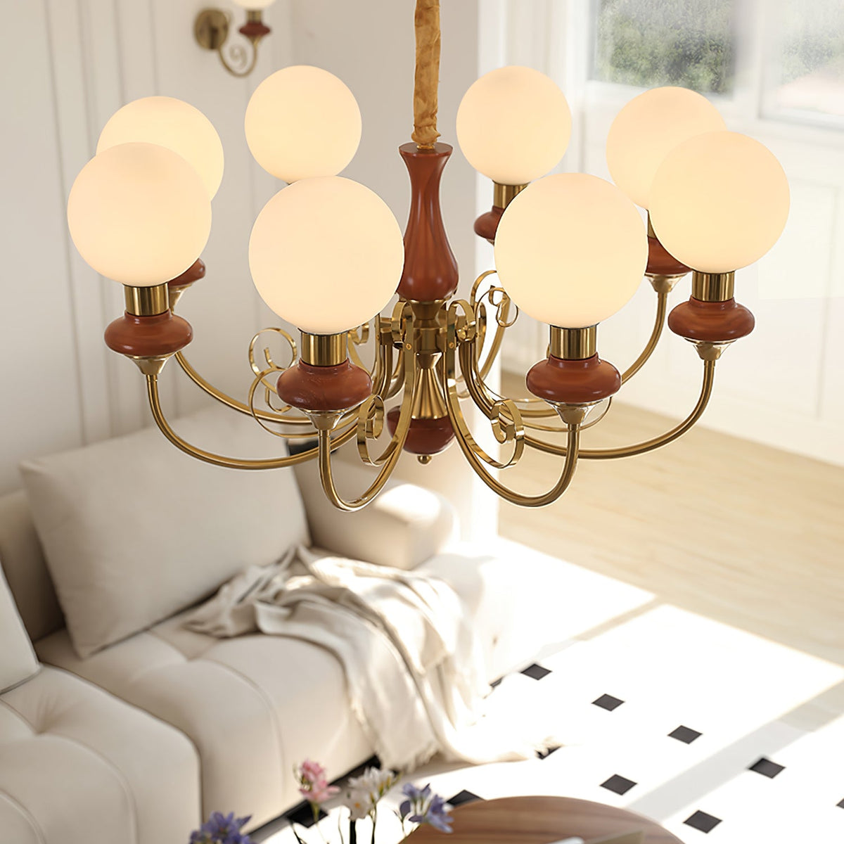 Onyx Crystal Chandelier-Lighting > Chandeliers & Pendant Lights-casanuva-casanuva