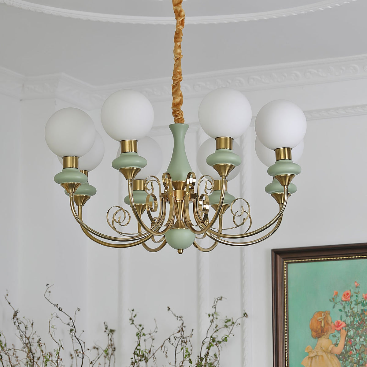 Onyx Crystal Chandelier-Lighting > Chandeliers & Pendant Lights-casanuva-casanuva
