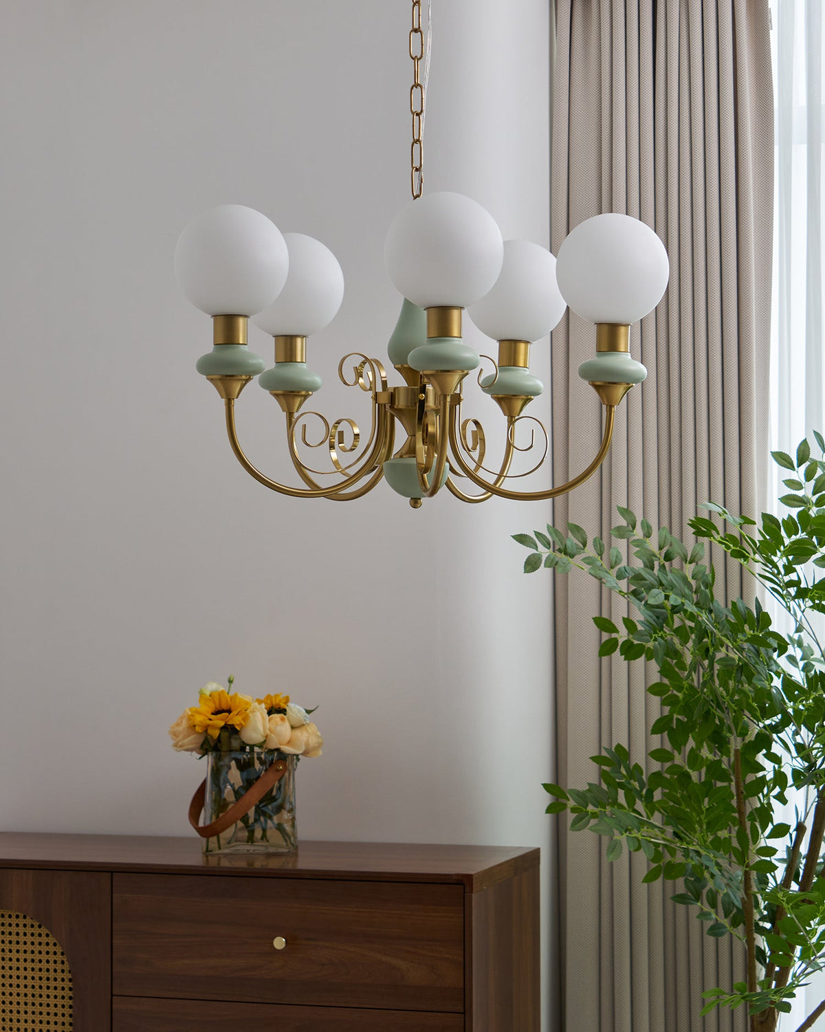 Onyx Crystal Chandelier-Lighting > Chandeliers & Pendant Lights-casanuva-casanuva