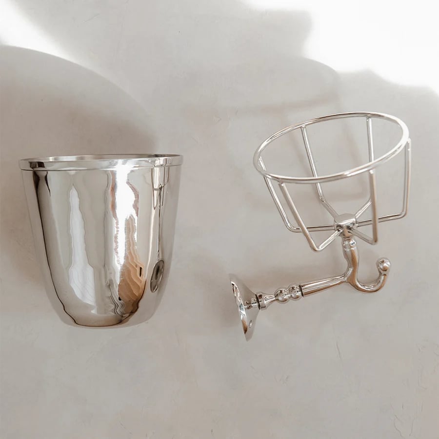 Opal Wall Vase for Stylish Home Decoration-Home Decor > Vases-casanuva-Anodized Stainless Steel-casanuva