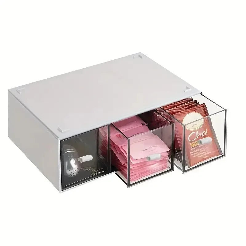 Organizer with Drawer for Home Office Storage-Home Decor > Decorative Accessories-casanuva-casanuva