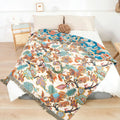 Ornamental Cotton Garden Blanket-Bedding & Bath > Blankets-casanuva-59"x79"-casanuva