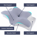 Orthopaedic Memory Foam Pillow for Neck and Shoulder Pain Relief-Bedding & Bath > Pillowcases-casanuva-casanuva