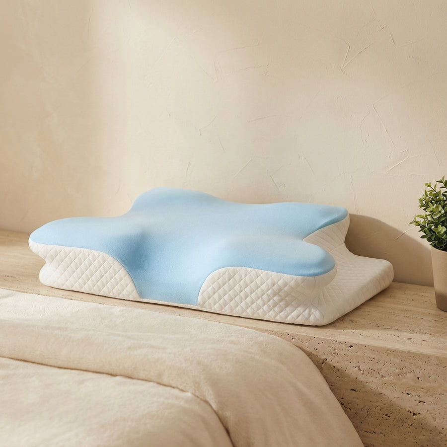 Orthopaedic Memory Foam Pillow for Neck and Shoulder Pain Relief-Bedding & Bath > Pillowcases-casanuva-casanuva