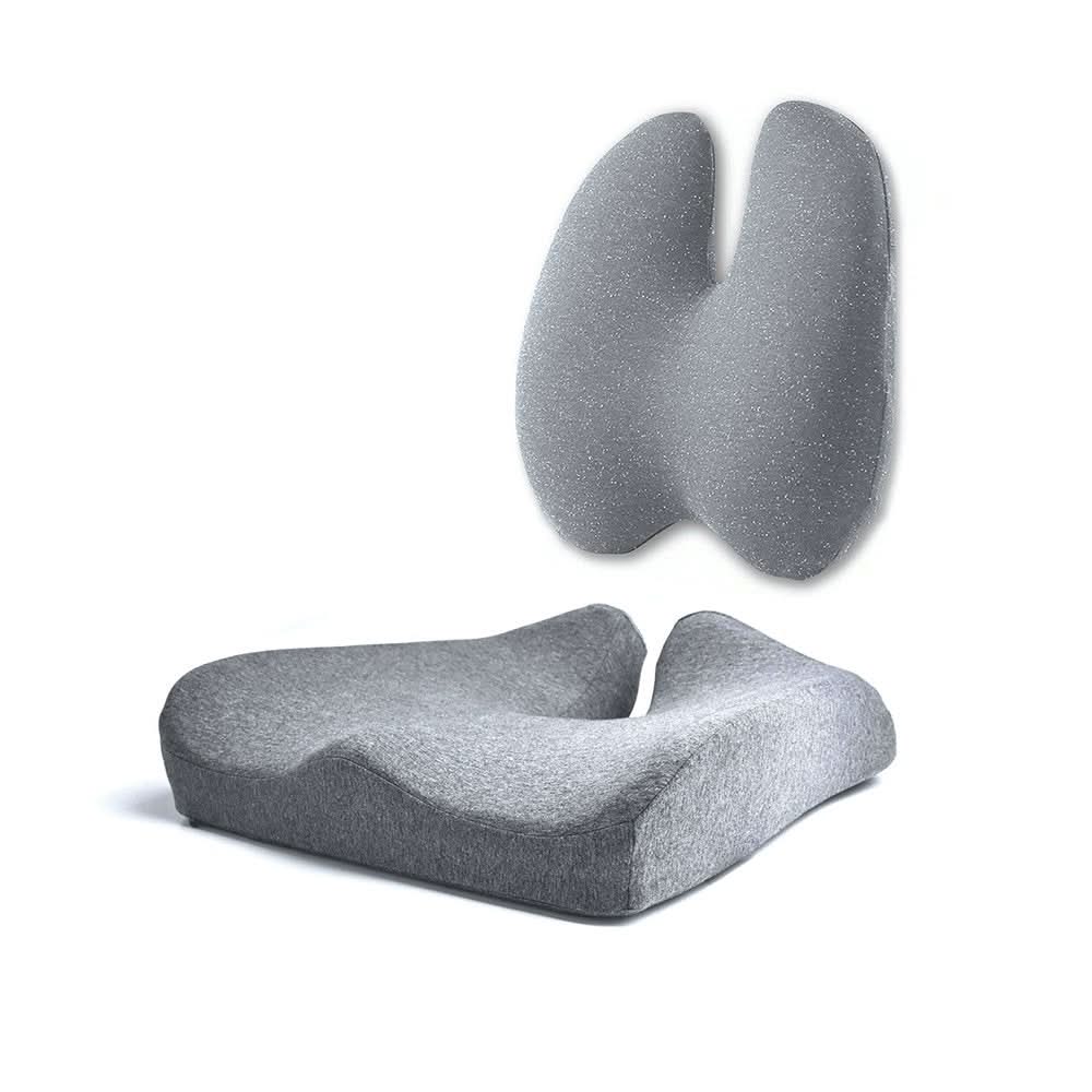 Orthopaedic Seat Cushion for Back and Coccyx Relief Comfortable Support-Bedding & Bath > Pillowcases-casanuva-Comfort set: seat & back-casanuva
