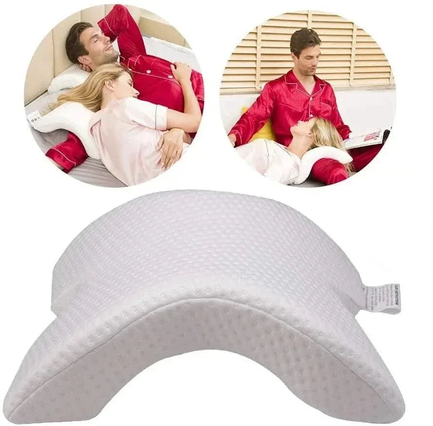 Orthopedic U-Shaped Memory Foam Pillow for Neck and Hand Support-Bedding & Bath > Pillowcases-casanuva-casanuva