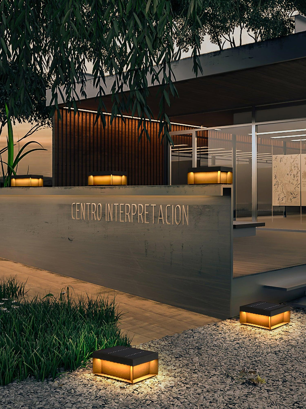 Outdoor Post Light Black Finish-Lighting > Outdoor Lighting-casanuva-casanuva