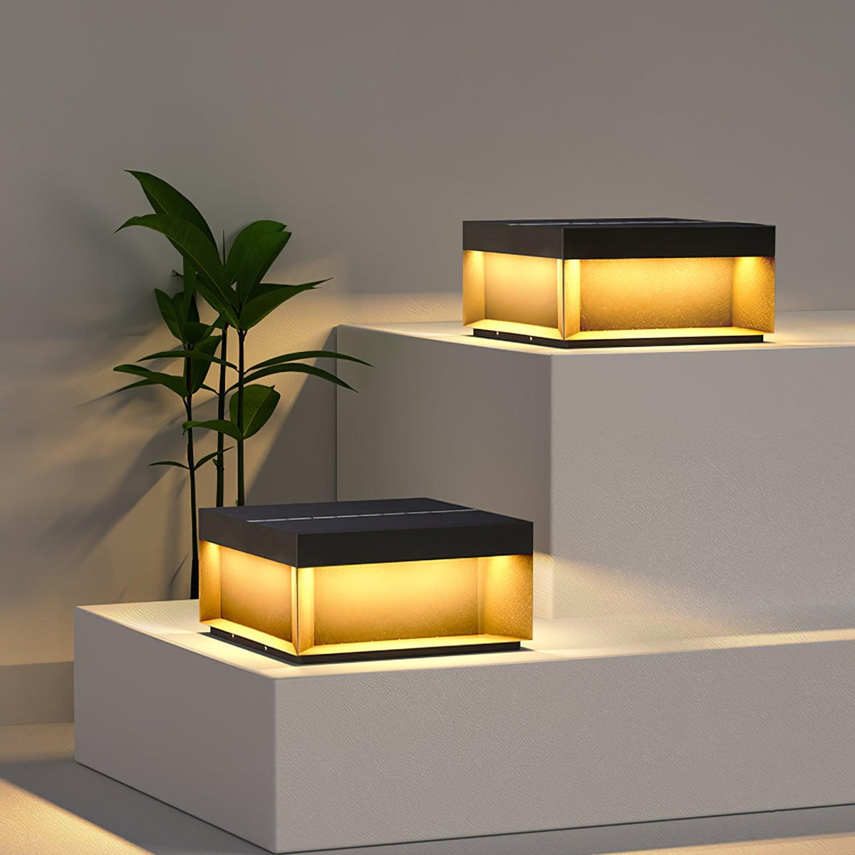 Outdoor Post Light Black Finish-Lighting > Outdoor Lighting-casanuva-casanuva