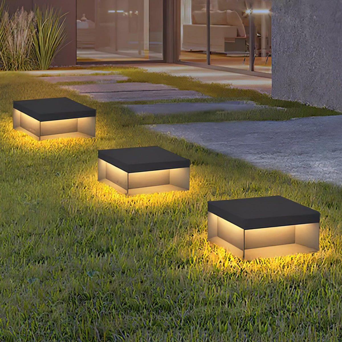 Outdoor Post Light Black Finish-Lighting > Outdoor Lighting-casanuva-casanuva