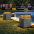 Outdoor Post Light Black Finish-Lighting > Outdoor Lighting-casanuva-casanuva