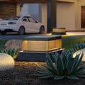 Outdoor Post Light Black Finish-Lighting > Outdoor Lighting-casanuva-casanuva
